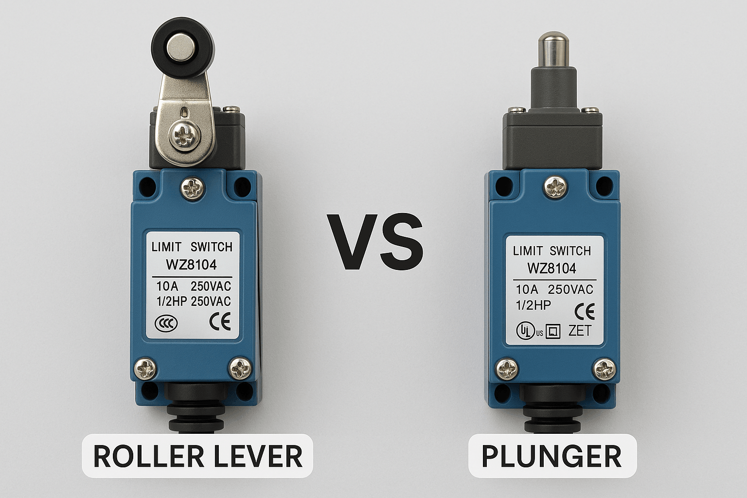 Roller Lever vs Plunger Limit Switch: Which Is Best?