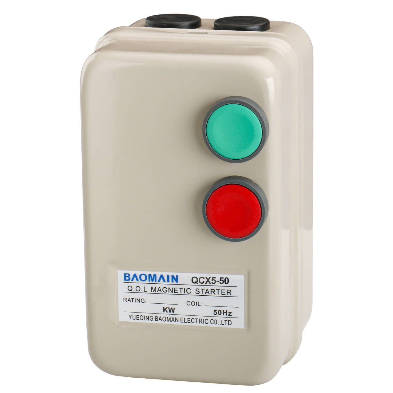 Baomain Magnetic Electric Motor Starter Control QCX5-50 AC 380V 45A 15KW 3 Phase