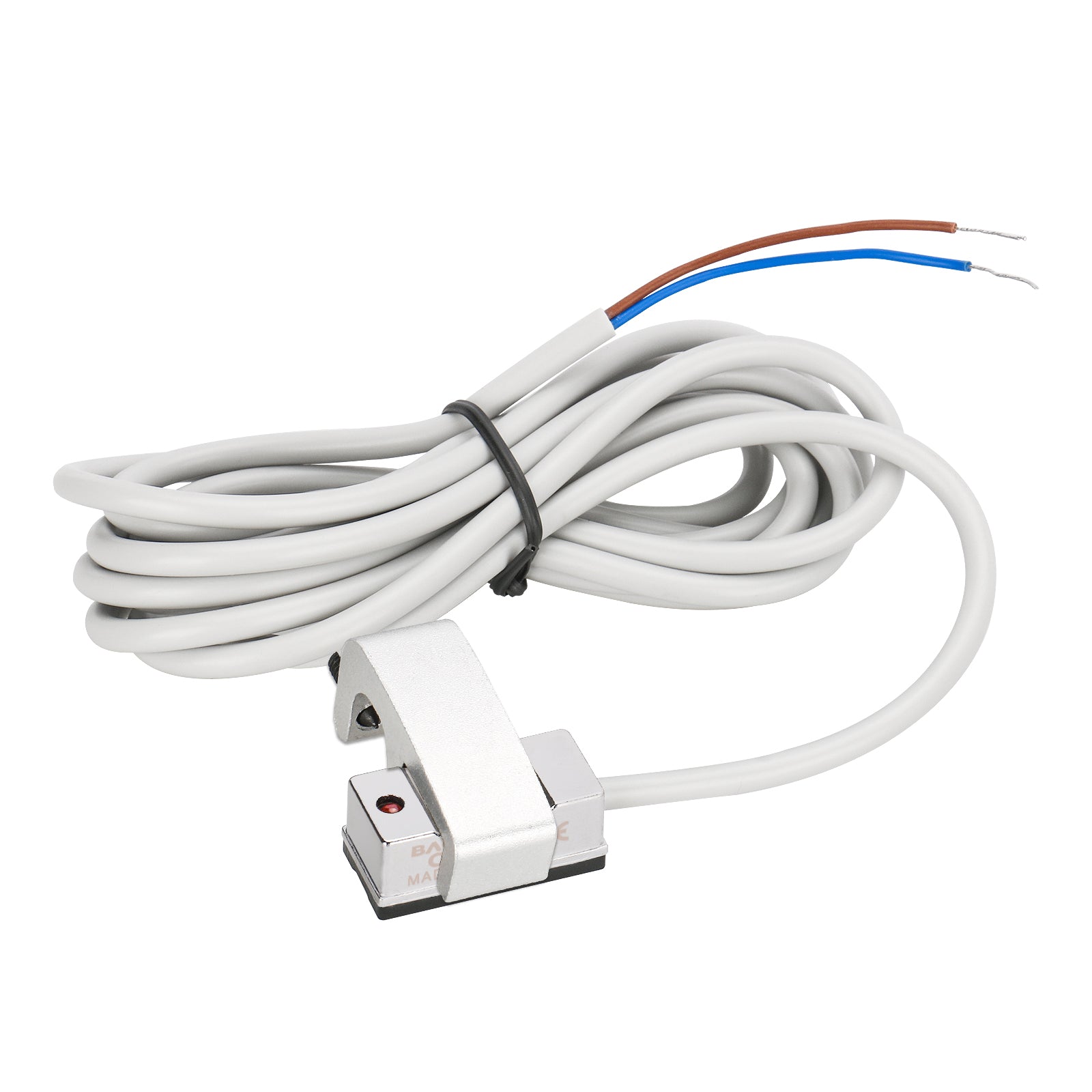 Baomain Luftzylinder-Magnetsensorschalter mit Montagehalterung CS1-U NO DC10-30V 100mA mit roter LED-Anzeige
