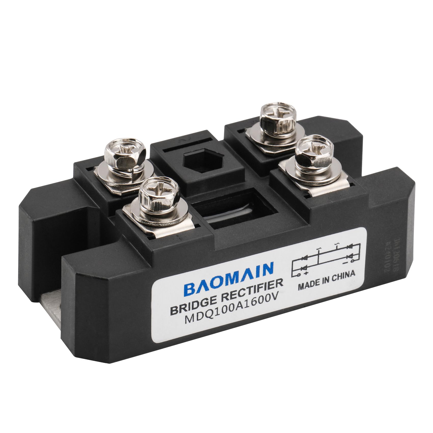 Bridge Rectifier MDQ-100A 1600V 100A Full Wave Diode Module One Phase - BAOMAIN