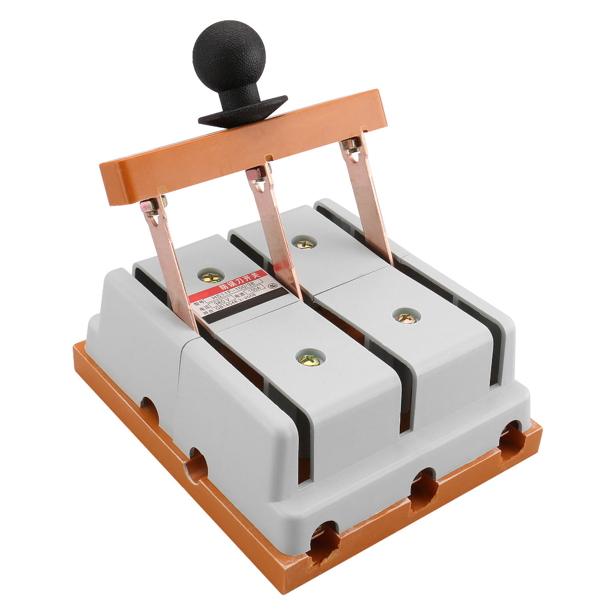 Baomain 3-poliger Umschalter für elektrische Bremse, Sicherheits-Messerschalter, 380 V, 100 A