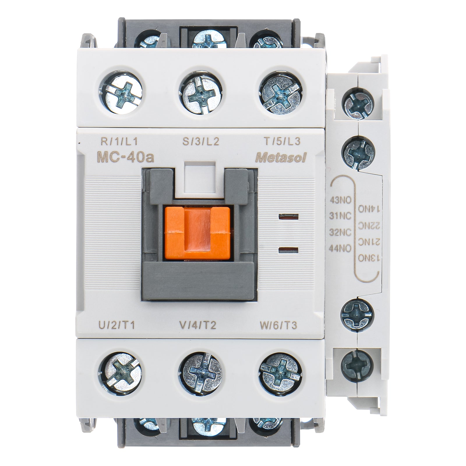 Baomain MEC Magnetic Contactor MC-40A 110VAC 40Amp 50/60Hz 35mm DIN Rail UL listed - BAOMAIN