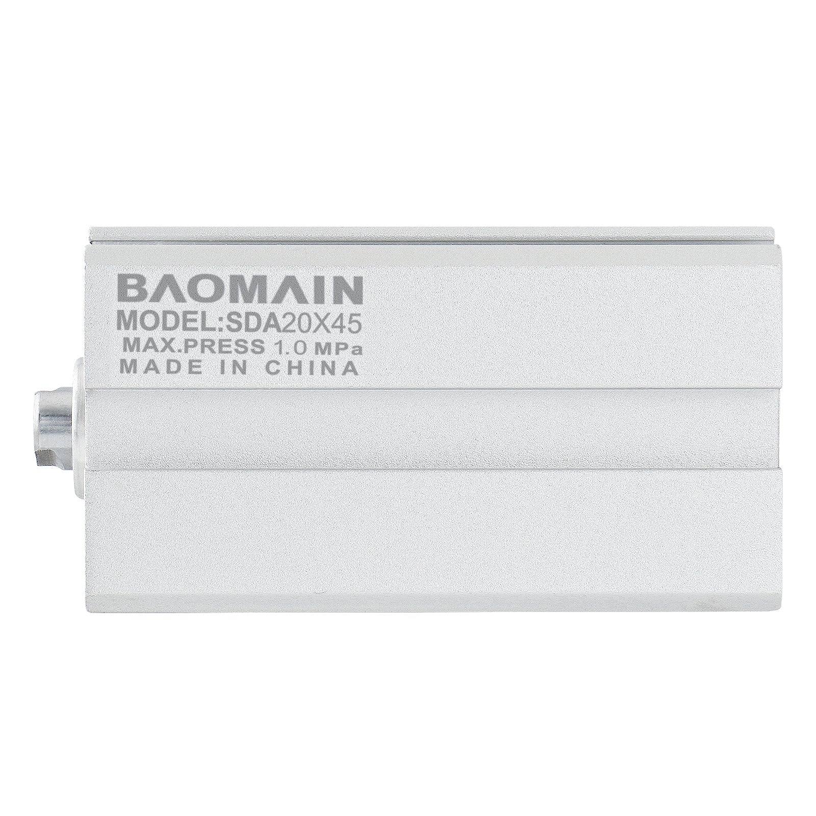 Baomain Compact Thin Pneumatic Air Cylinder SDA 20 Series 20mm Bore Double Action M5 Port - BAOMAIN