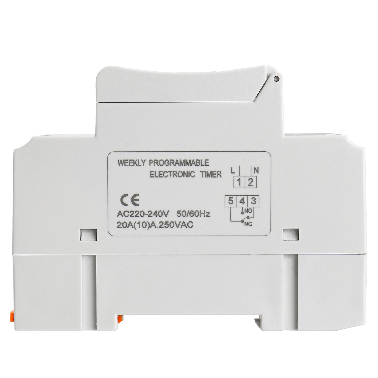 Baomain Digitaler LCD-Power-Wochen-Programmierbarer Timer THC20A 20A Amp 16 EIN & 16 AUS Wiederholungszeitschalter 110V/220VAC