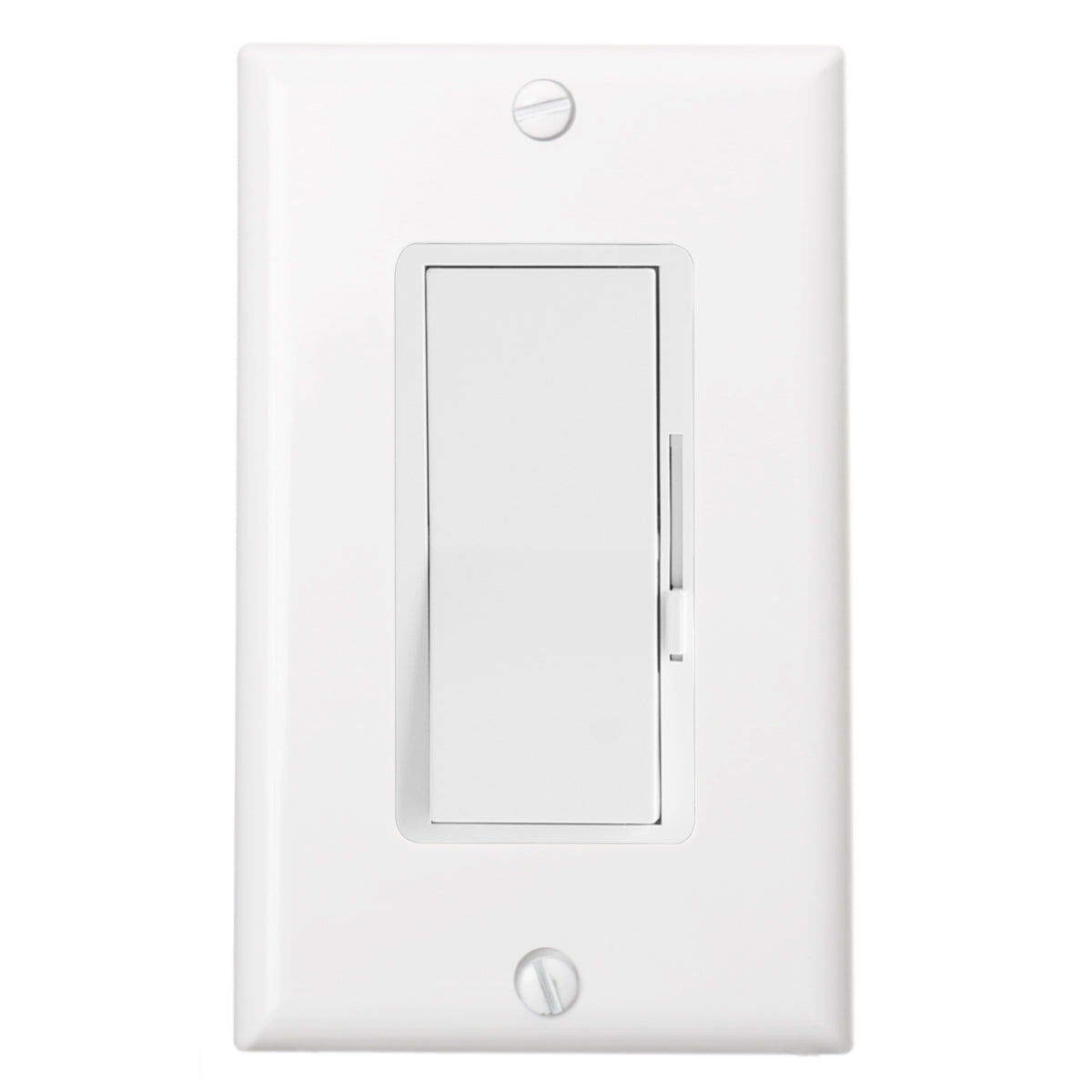 Baomain Digital Slide Dimmer Switch with Wall Cover for LED Bulbs/CFL