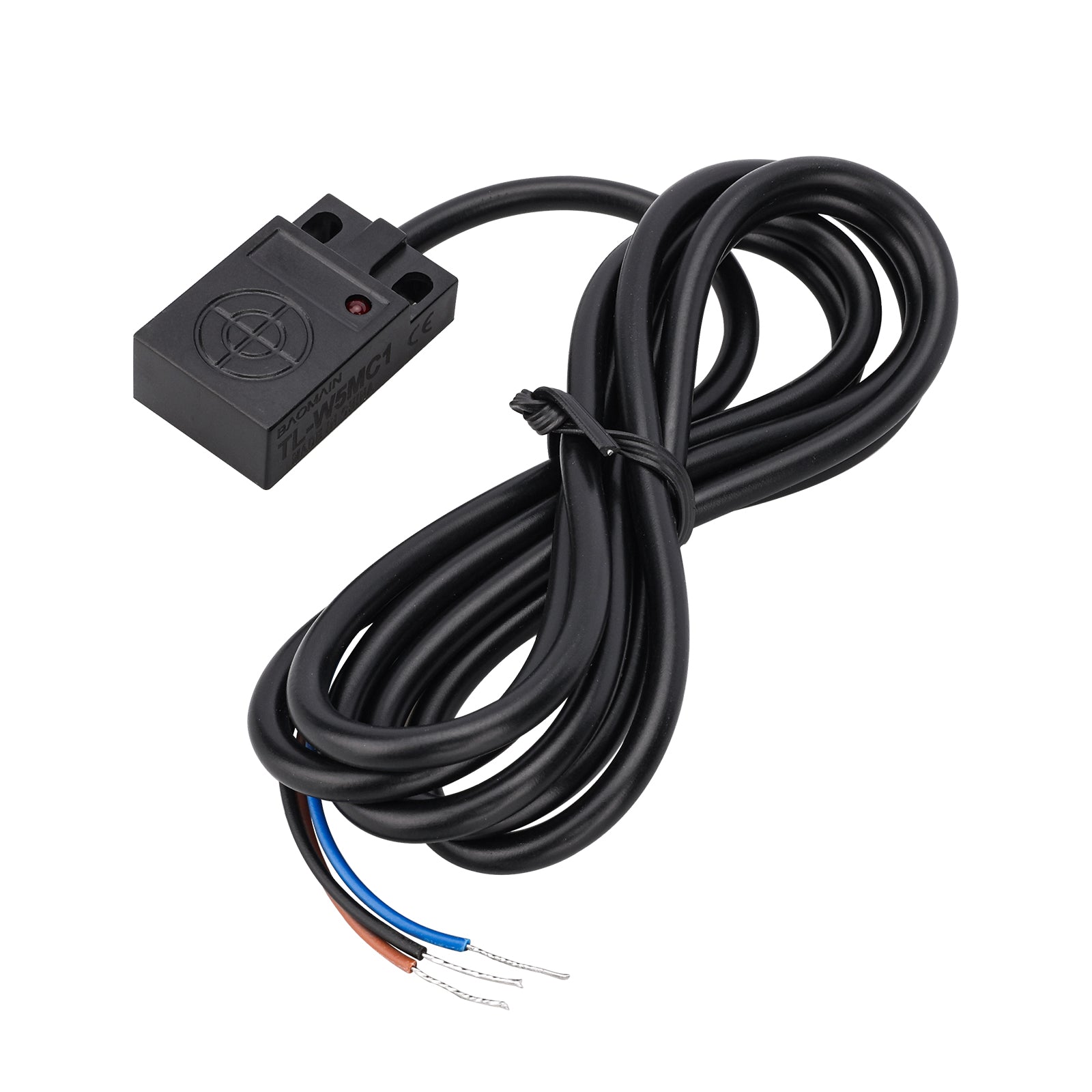 Baomain Induktiver Näherungssensorschalter TL-W5MC1 Abstand 5 mm NPN NO DC 10-30 V 200 mA 3-adrig