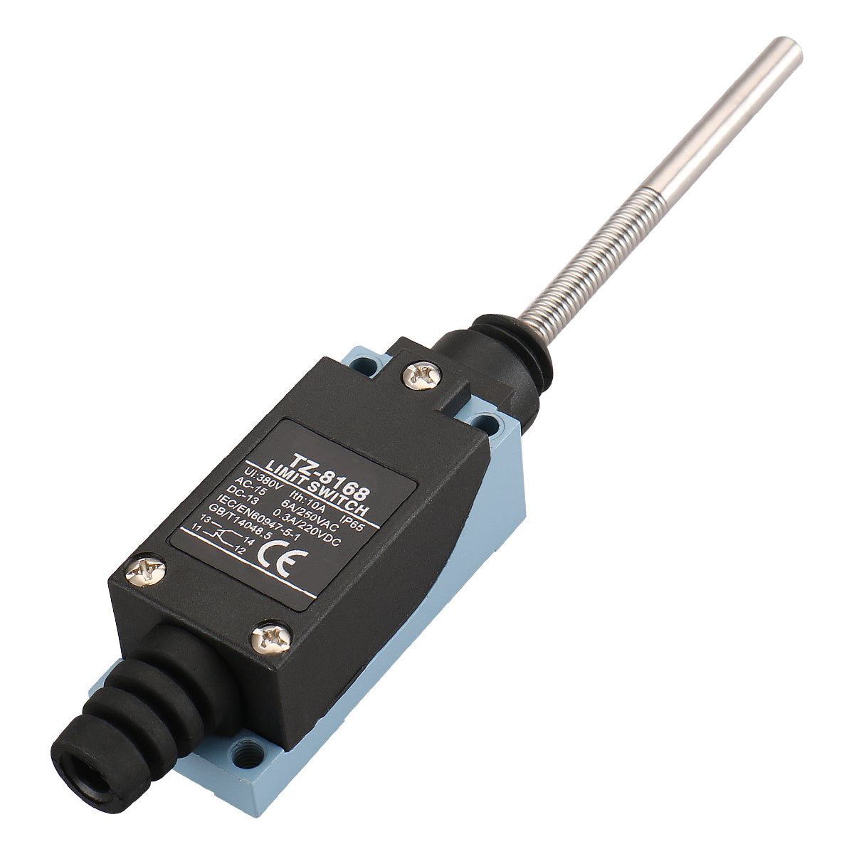 Baomain Endschalter TZ-8168 (ME-8168) Flexibler Federarm AC380V 10(4) A 2NC 2NO für CNN Mill