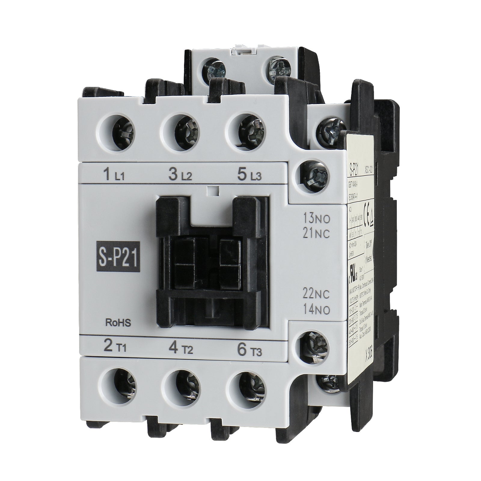 Magnetic Contactor S-P21 Coil: 110V-120VAC 50-60Hz CE UL & CSA VDE RoHs - BAOMAIN