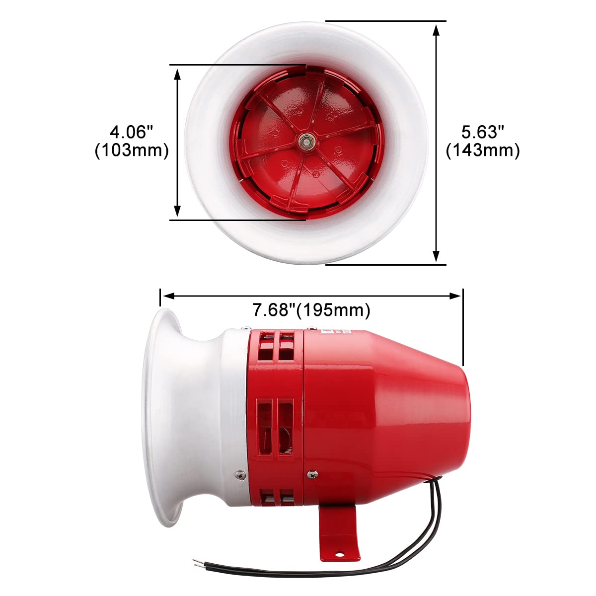 Baomain Motorhupe Sirene Summer MS-390 125dB Dezibel Sicherheit