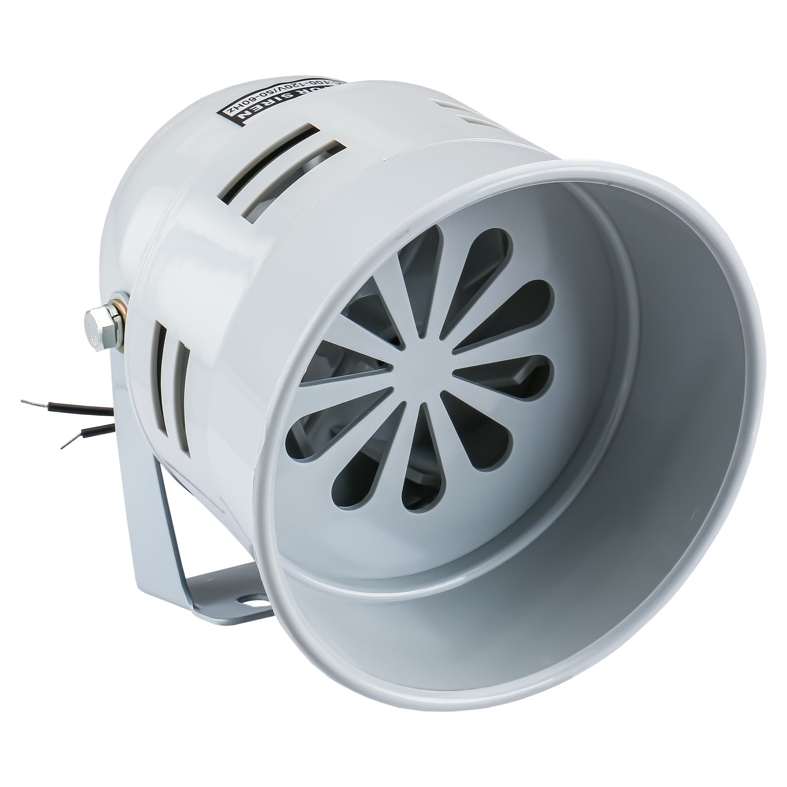 Baomain Motorsirene 110DB DC12V/DC24V AC110V/220V Tonalarm Industriezubehör Grau MS-290