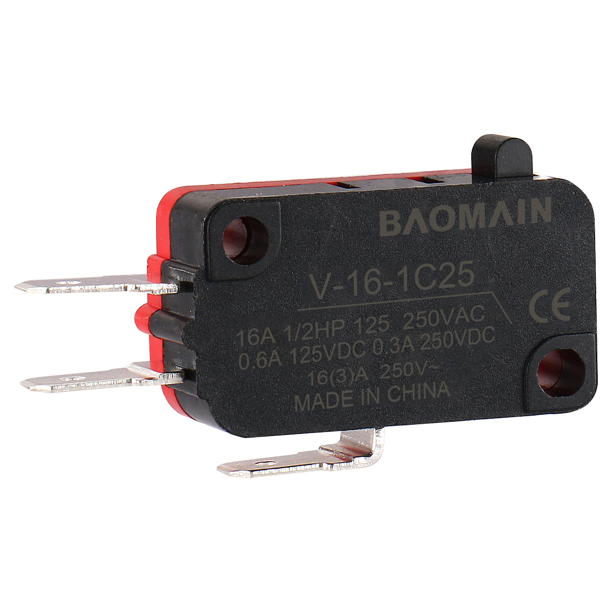 Baomain Mikroschalter V-16-1C25 SPDT Momentan Snap Action