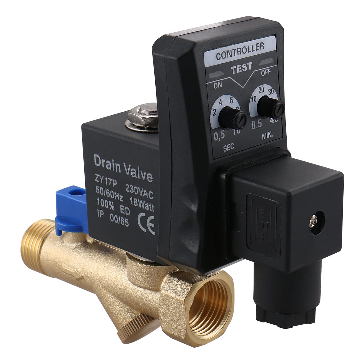 その他 VAIC VALVE Baomain 4/5 inch ZY17P-Y 230V AC 50/60Hz Brass Drain Valve