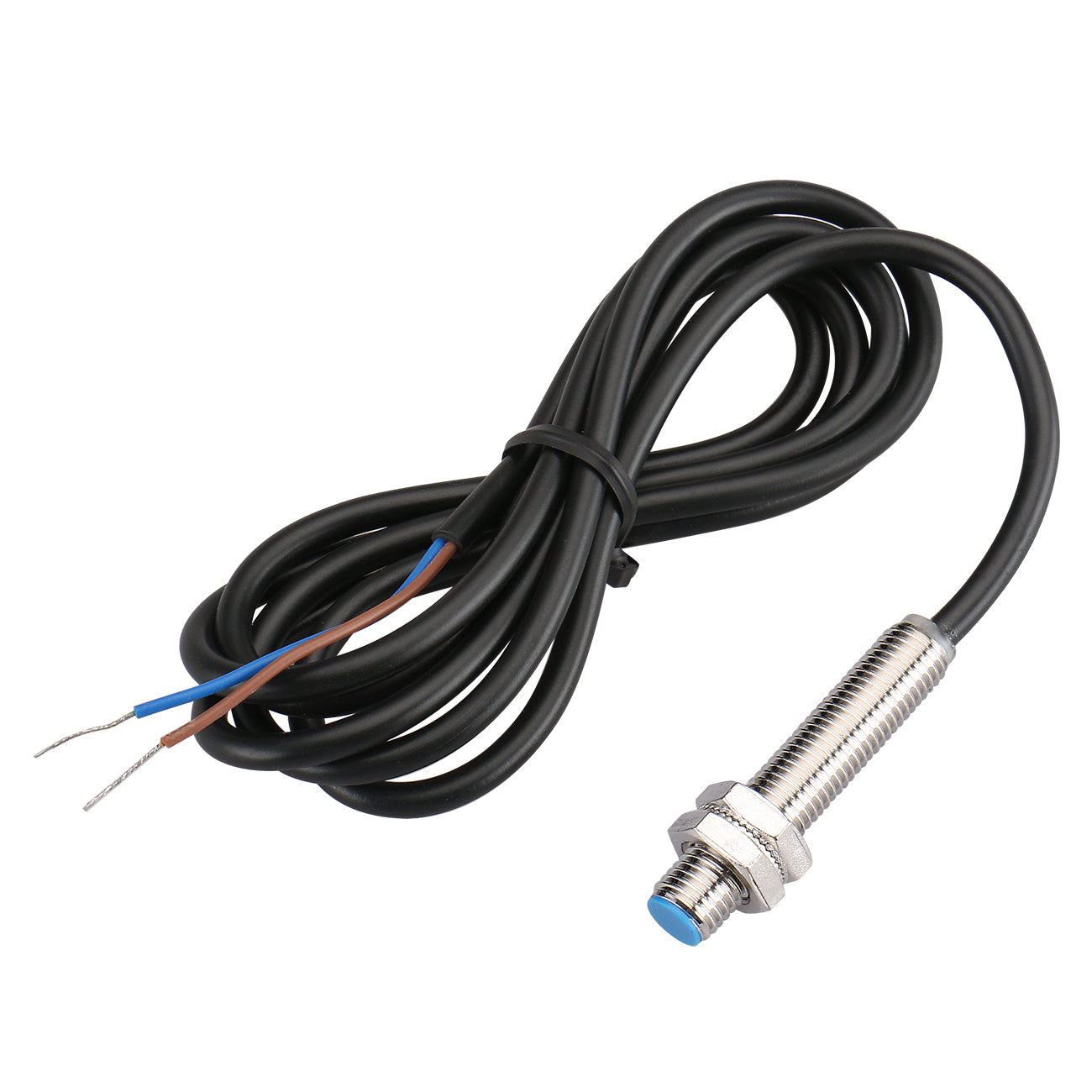 Baomain M8 Eingebetteter Sensor Induktiver Näherungsschalter LJ8A3-1-Z/EX NO DC 10-30 V, 1,5 mm Erfassungsabstand 2-adrig