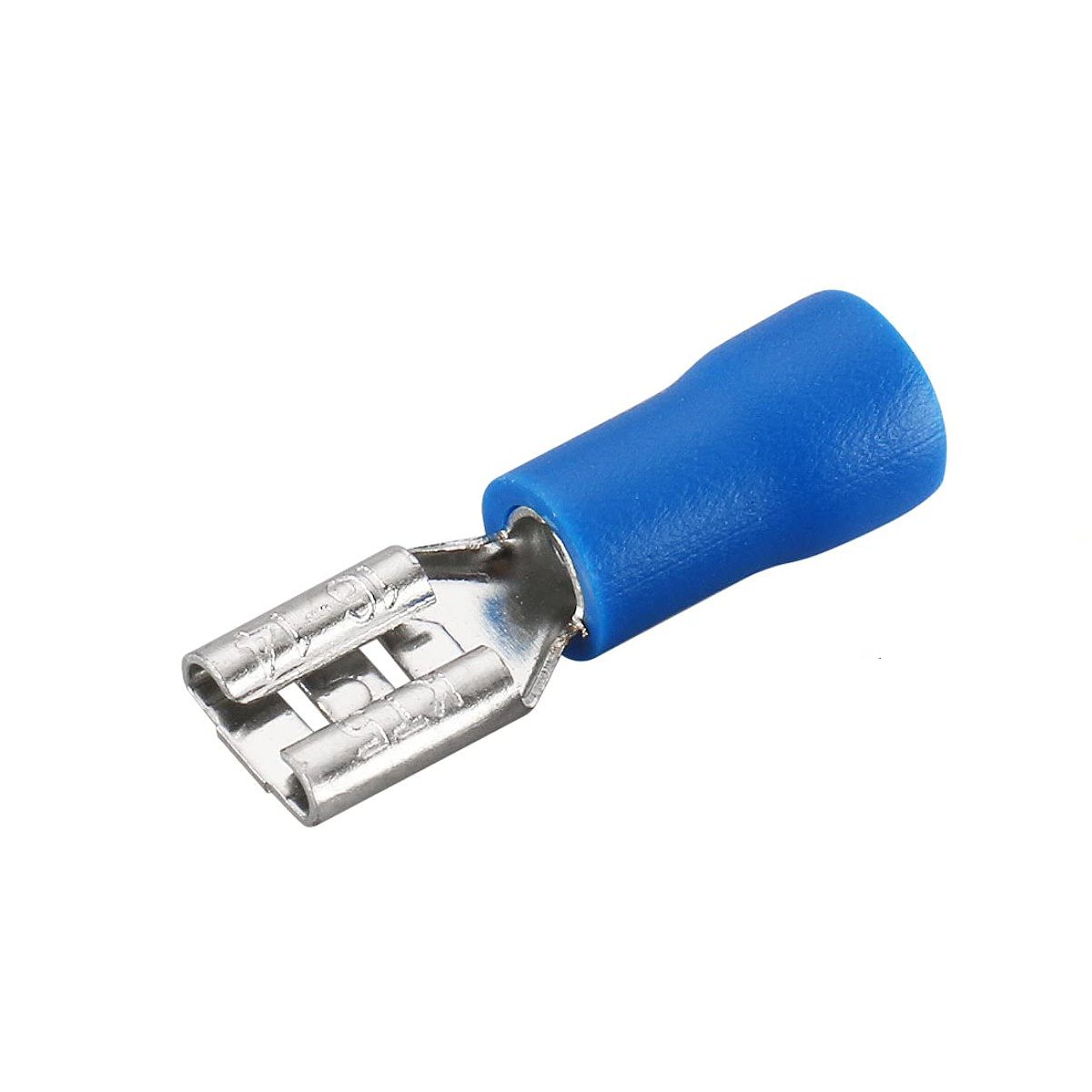 Baomain Blue Female Insulated Spade Wire Connector Electrical Crimp Terminal 16-14 AWG 4.75 x 0.5mm 1000pcs