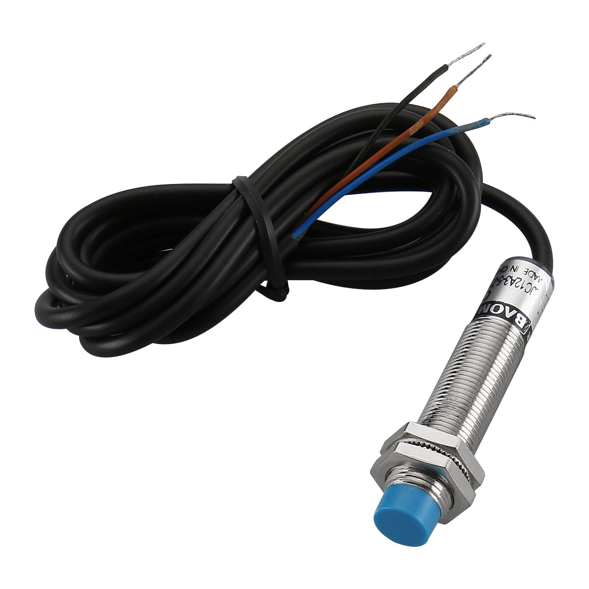 Baomain M12 Kapazitiver Näherungssensorschalter LJC12A3-AZ/BX NPN NO DC 10-30 V 200 mA Erkennung 5 mm