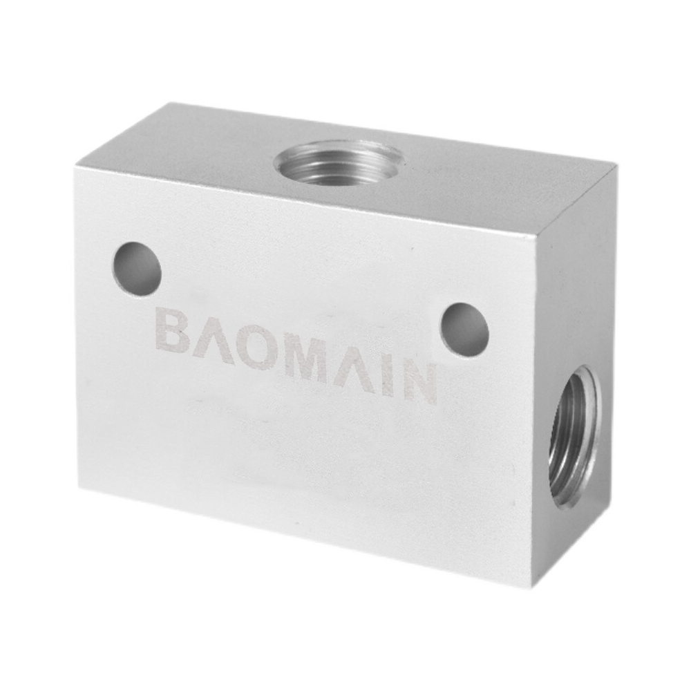 Baomain Aluminium Alloy One Way Quick Exhaust Air Shuttle Valve 3/4" PT KV-20