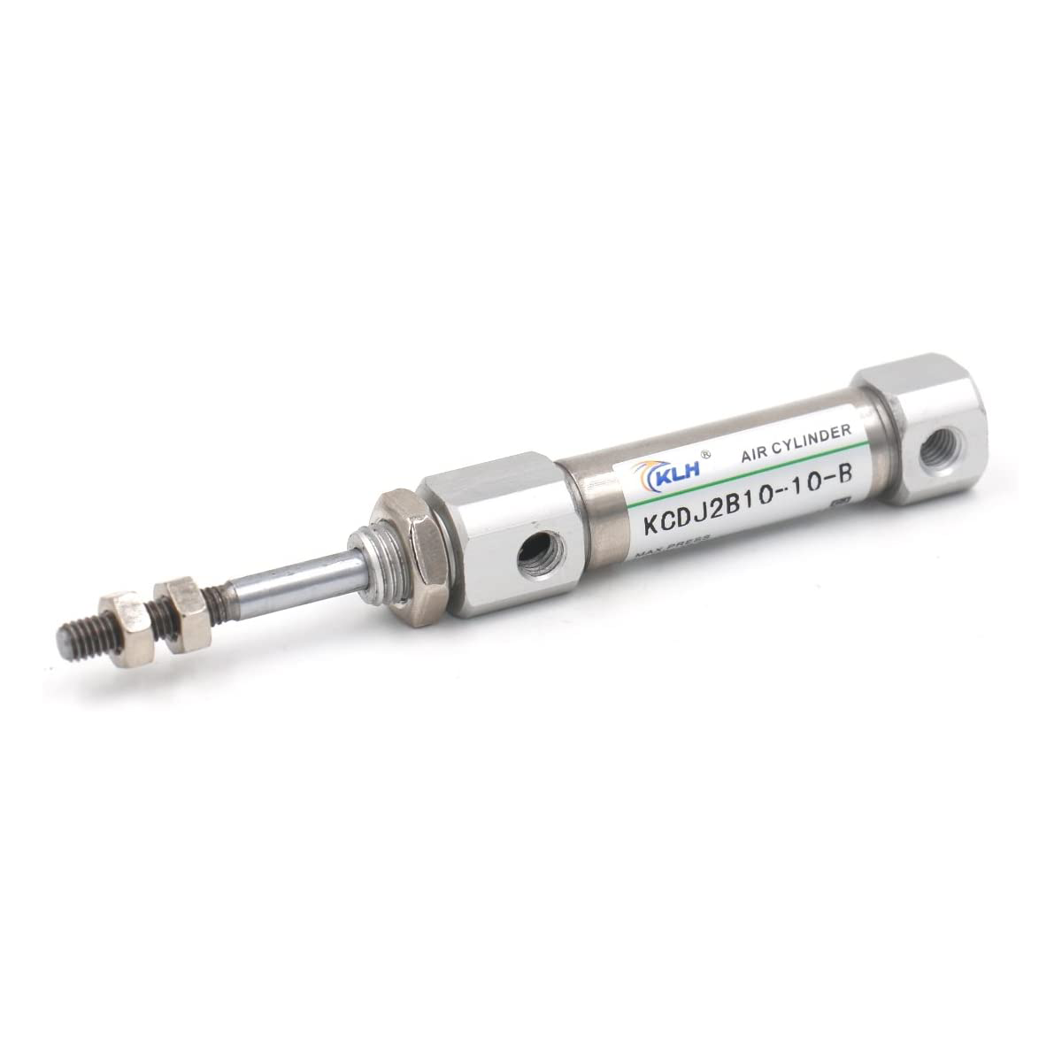 Baomain Luftzylinder CDJ2B10-10-B 10mm Bohrung 10mm Hub Mini Pneumatisch M5 Anschluss