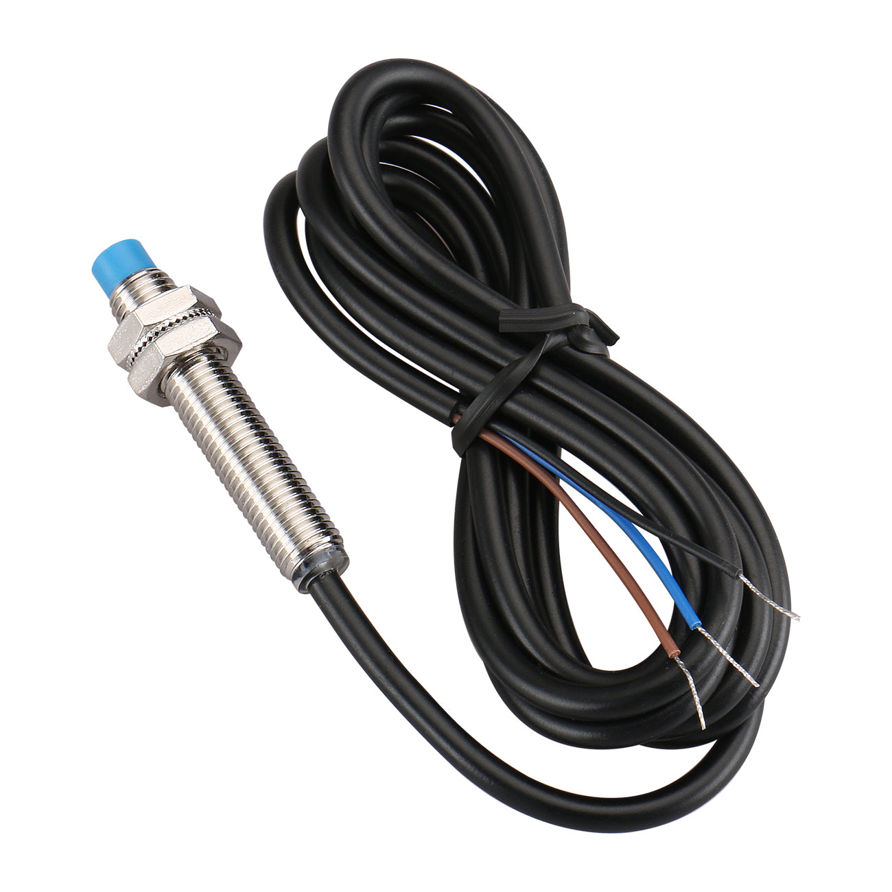 Baomain M8 Nicht eingebetteter induktiver Sensorschalter LJ8A3-2-J/EZ NO AC 90-250 V, 2 mm Erfassungsabstand, 2-adrig