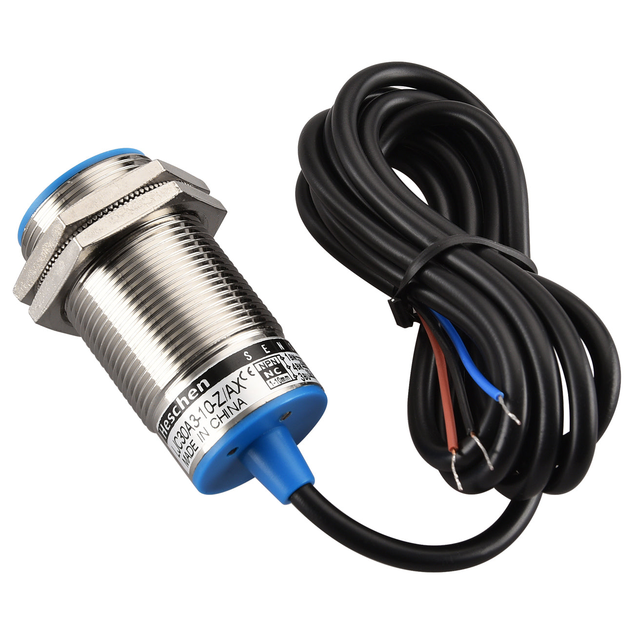 Baomain Capacitance Proximity Sensor Switch LJC30A3-10-Z/AX DC 10-30V 200mA Detector 10mm NPN NC 3-wire