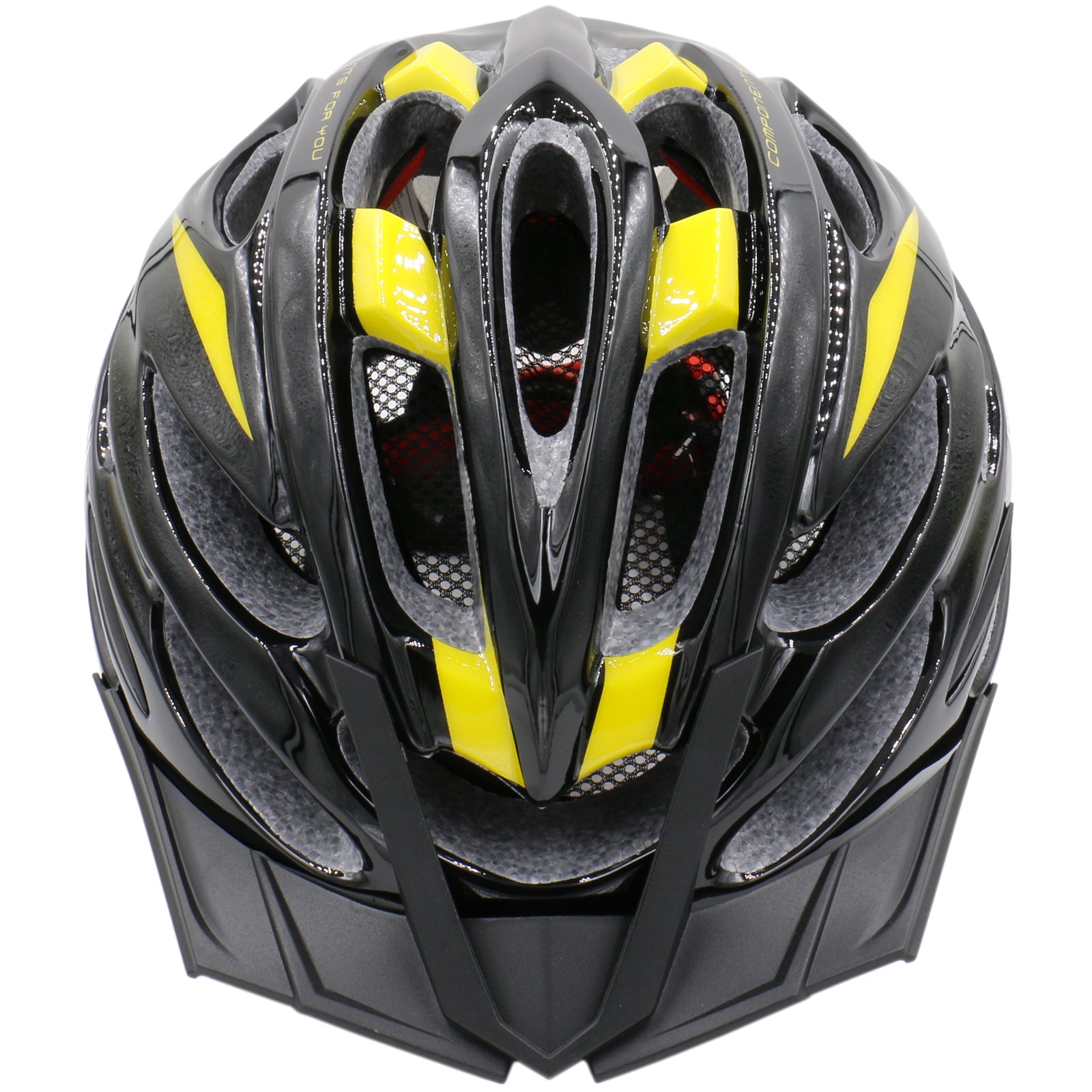 Baomain Adult Adjustable Bike Helmet Lightweight Protective with Detachable Visor 24 Vents 58-63cm - BAOMAIN