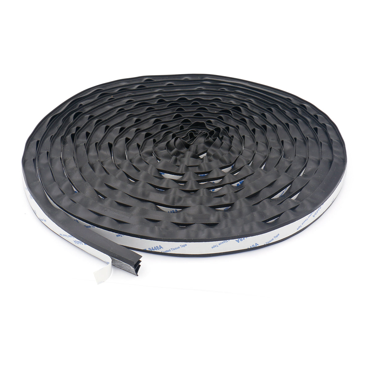 Door Adhesive Gasketing Seals Around Door Perimeter S773 17 Feet 1/2" Wide X 3/8" High UL & CUL Listed - BAOMAIN