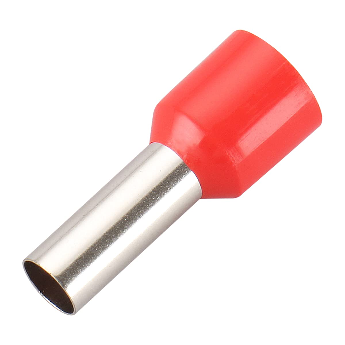 Baomain AWG 8 / 10mm² Wire Copper Crimp Connector Insulated Ferrule Pin Cord End Terminal E10-12 Pack of 500