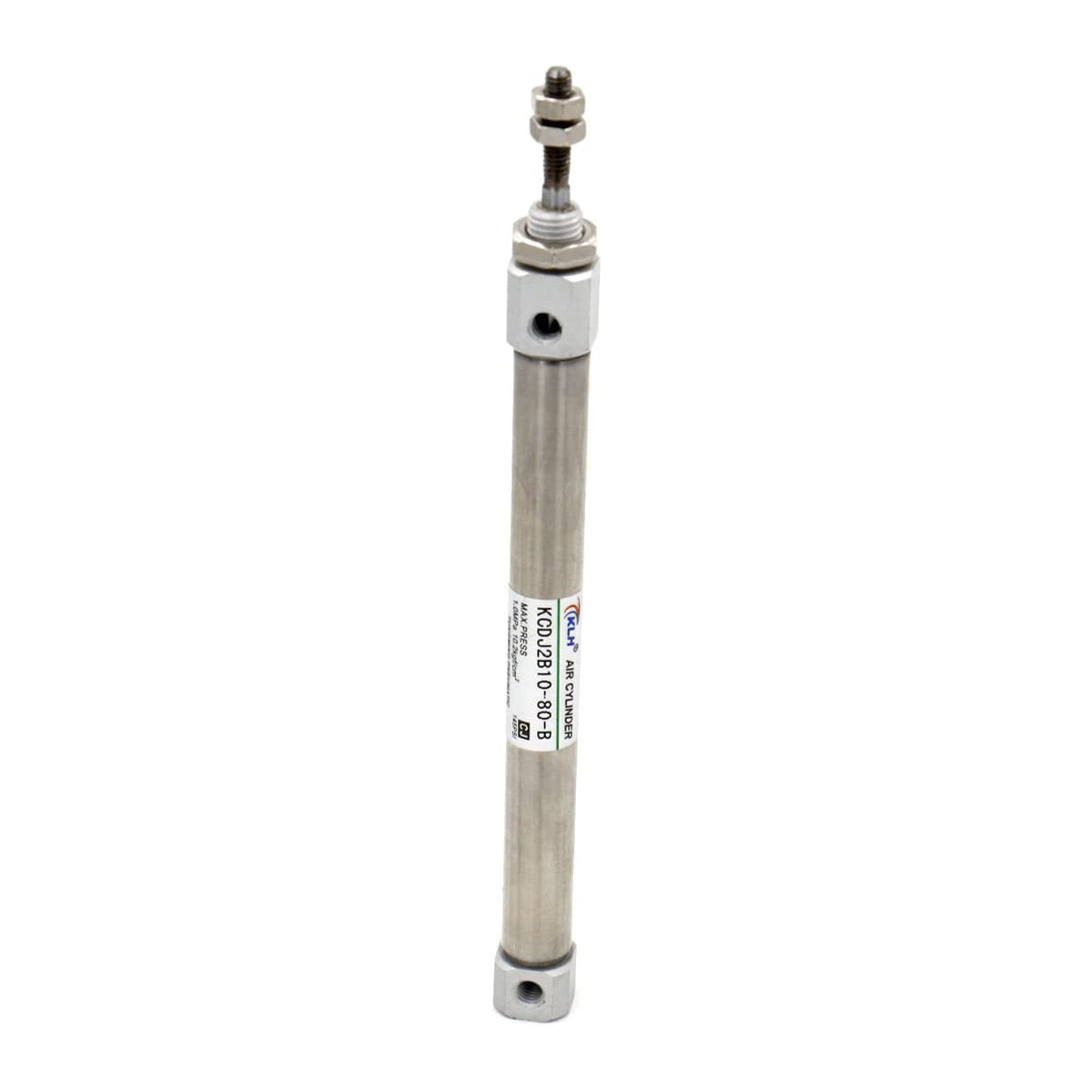 Baomain Pneumatikzylinder CDJ2B10-80-B 10 mm Bohrung 80 mm Hub Einzelstange doppeltwirkend