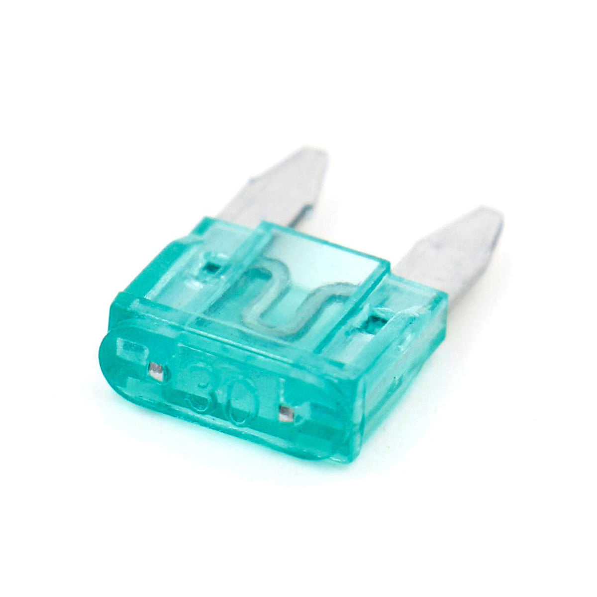 Baomain Mini Blade Fuse ATM-30 30A Fast Acting Fuse for Automotive Car SUV Truck Green Pack of 100