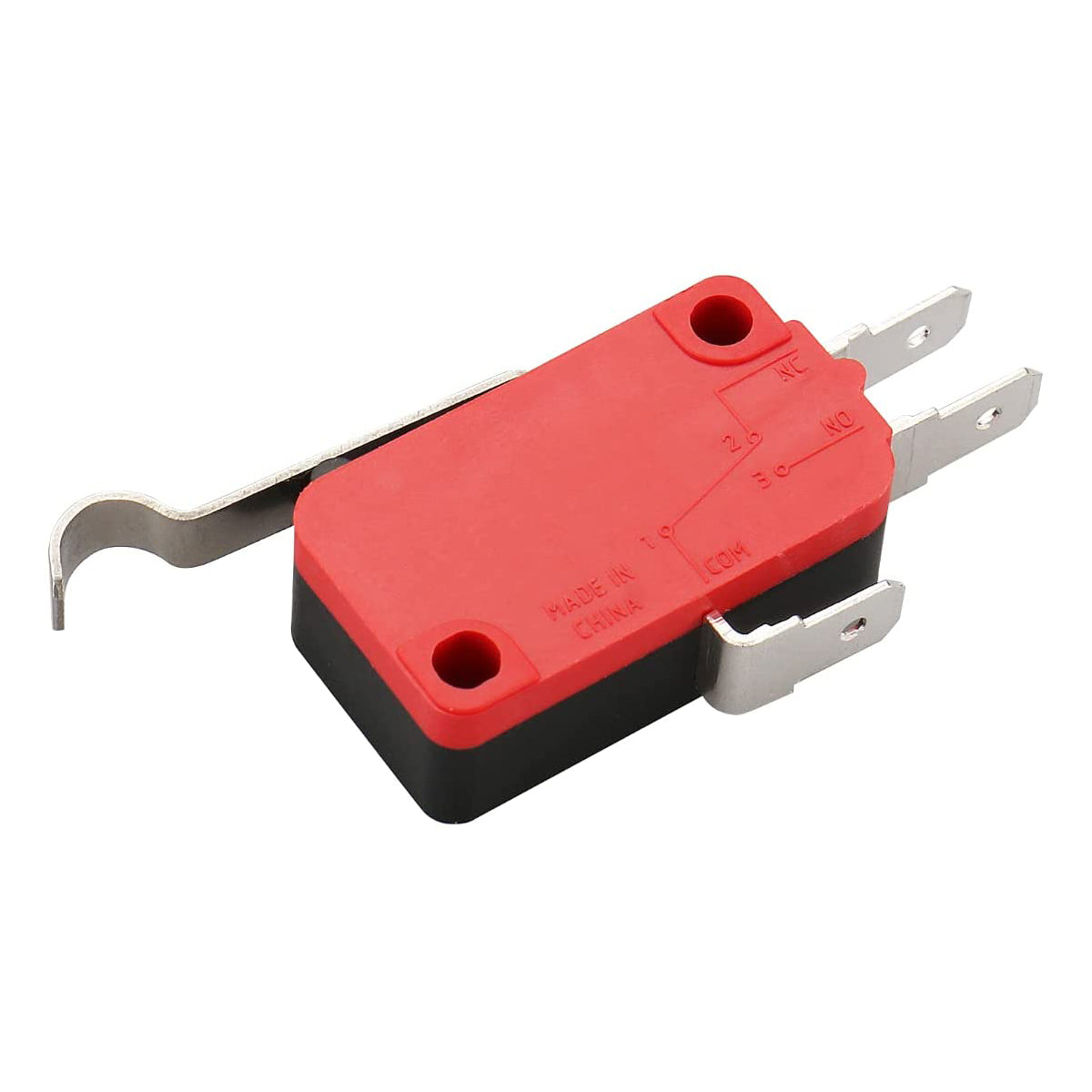 Baomain Mikroschalter V-164-1C25 SPDT Momentan R Hakenhebelarm Schnappschalter 5er Pack