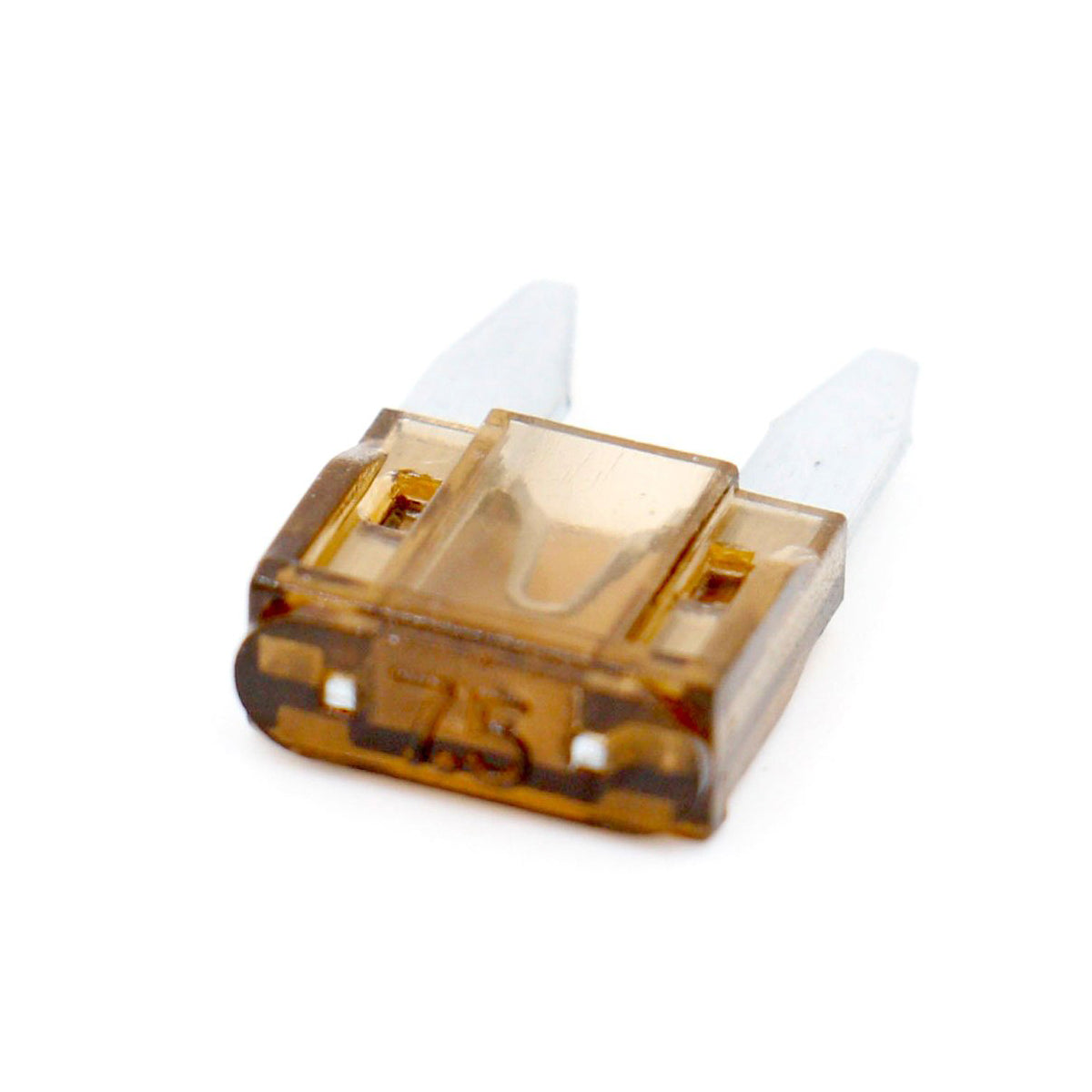 Baomain Mini Blade Fuse ATM-7.5 7.5A Fast Acting Fuse for Automotive Car SUV Truck Brown 100 Pack