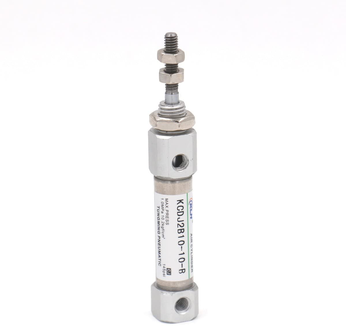 Baomain Luftzylinder CDJ2B10-10-B 10mm Bohrung 10mm Hub Mini Pneumatisch M5 Anschluss