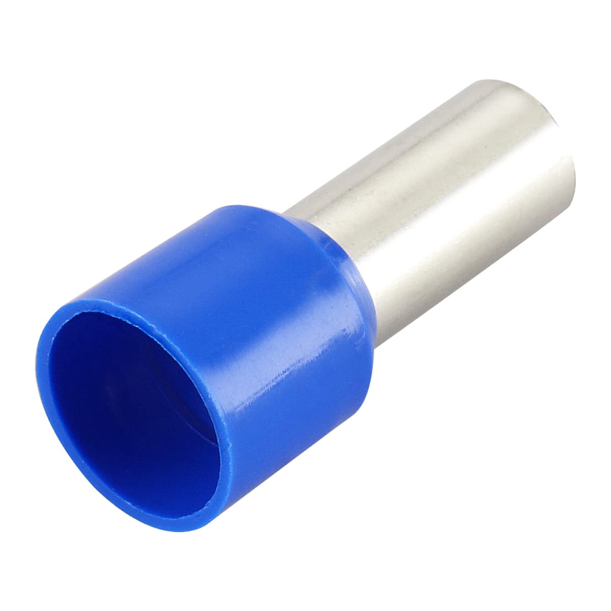 Baomain AWG 6 / 16mm² Wire Copper Crimp Connector Insulated Ferrule Pin Cord End Terminal Blue E16-12 Pack of 500