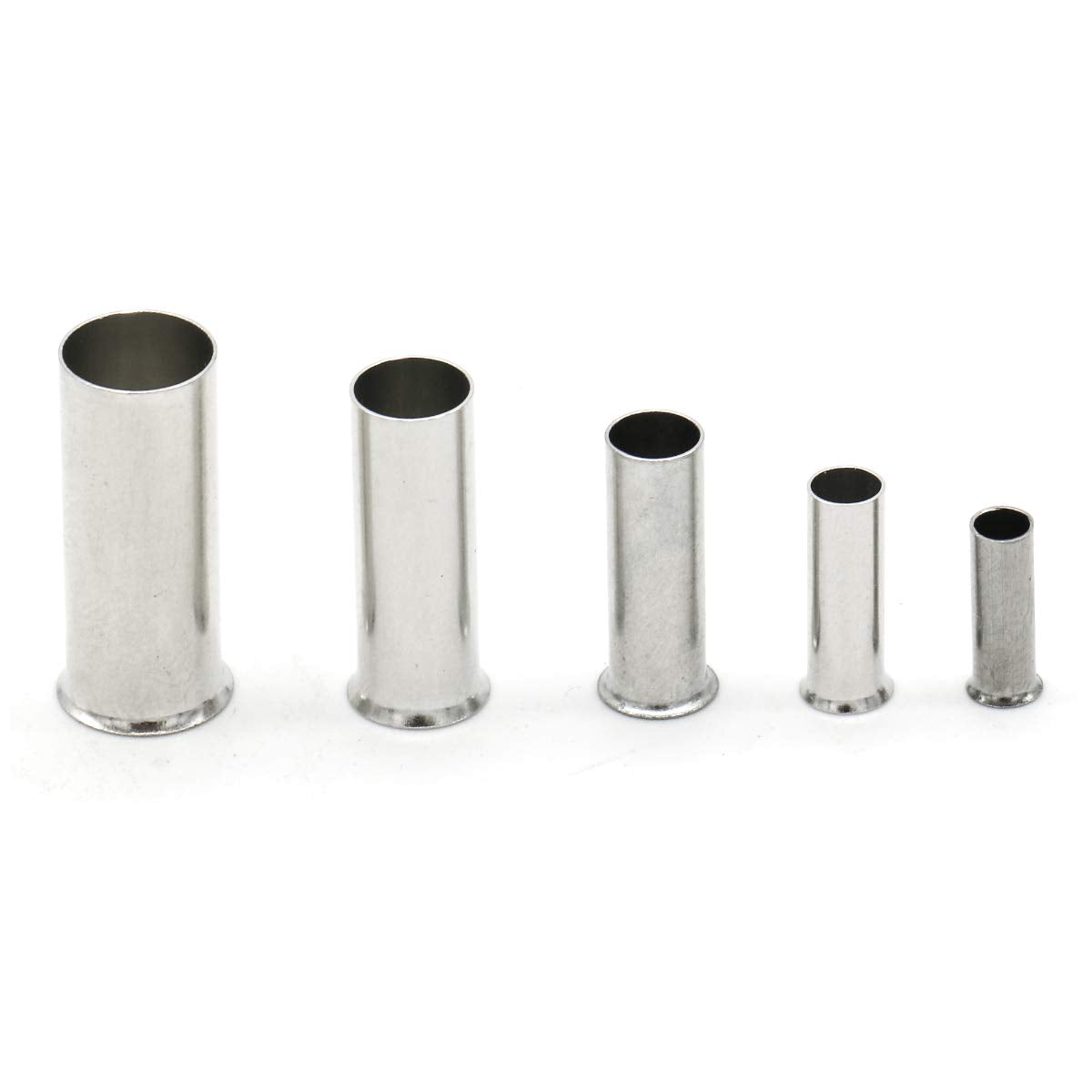 Baomain Ferrule Pin Cord End Terminal Kit 4, 6, 8,10,12 AWG Sizes Wire Copper Crimp Connector Non Insulated Pack of 450 - BAOMAIN