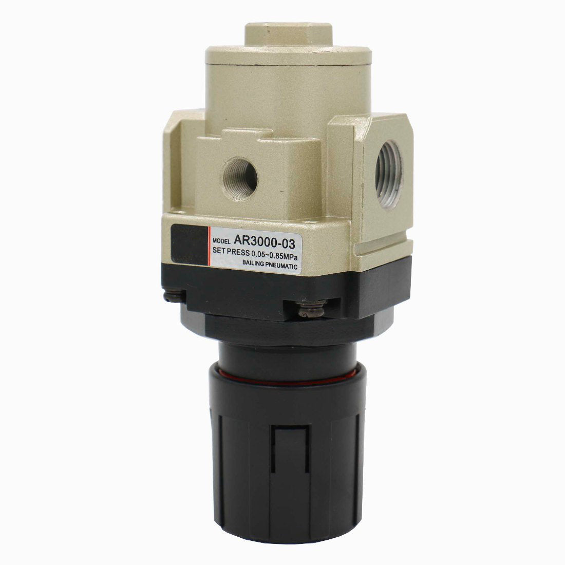 Baomain Luftquellenbehandlung AR3000-03 16 mm Gewinde mit 0-1 MPa einstellbarem Manometer
