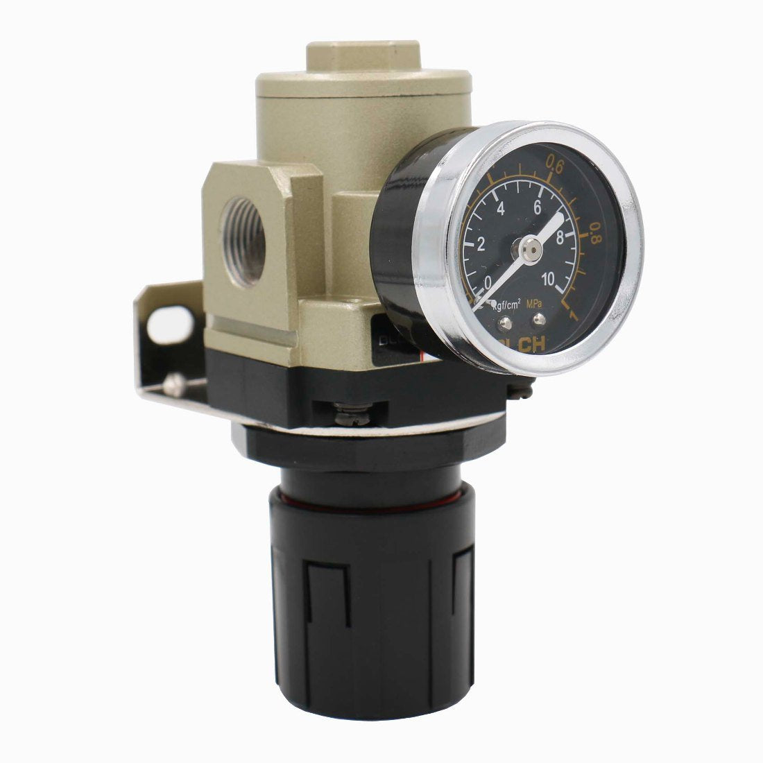 Baomain Luftquellenbehandlung AR3000-03 16 mm Gewinde mit 0-1 MPa einstellbarem Manometer