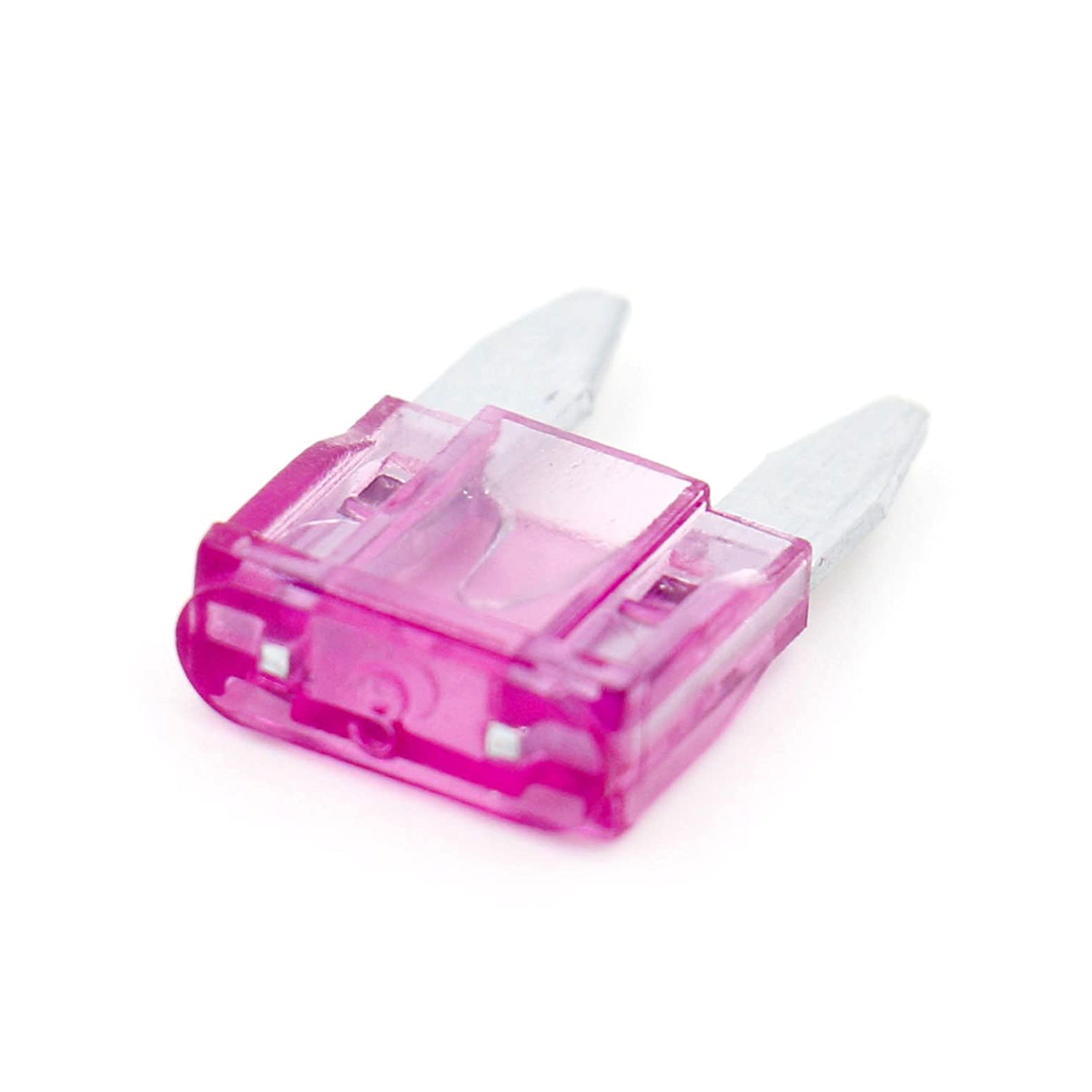 Baomain Mini Blade Fuse ATM-3 3A Fast Acting Fuse for Automotive Car SUV Truck White 100 Pack