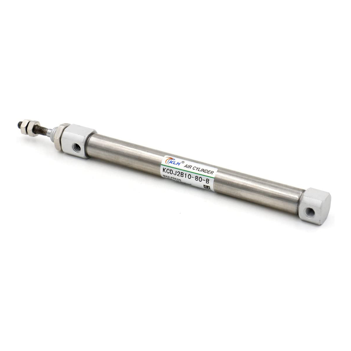 Baomain Pneumatikzylinder CDJ2B10-80-B 10 mm Bohrung 80 mm Hub Einzelstange doppeltwirkend