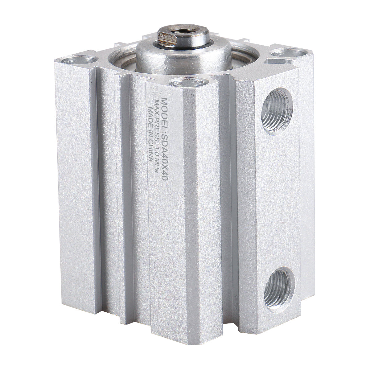 Baomain Compact Thin Pneumatic Air Cylinder SDA-40 40mm Bore Double Action PT1/8 Port - BAOMAIN