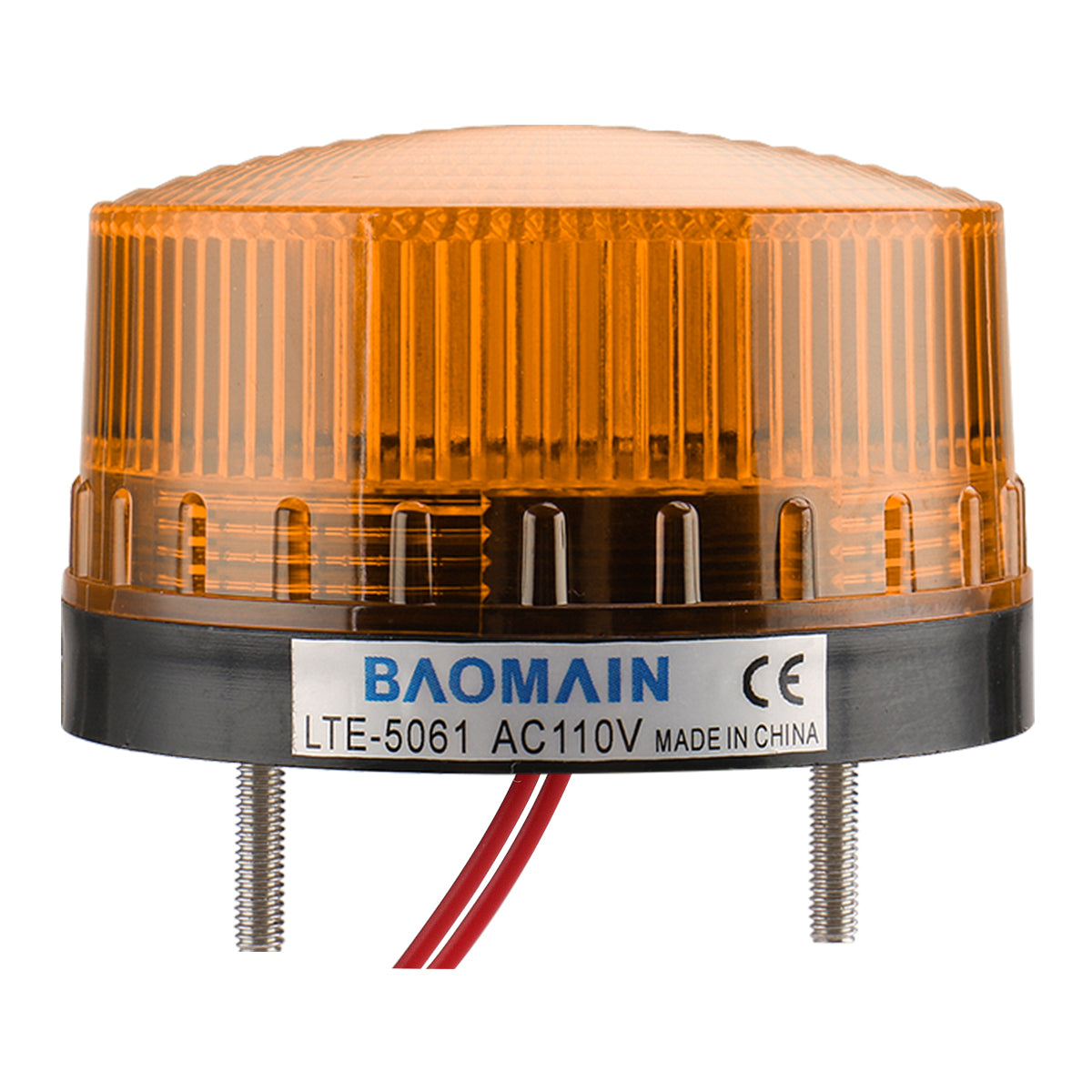 Industrial Signal Round Yellow Warning Light Strobe Warning lamp LTE-5061 - BAOMAIN