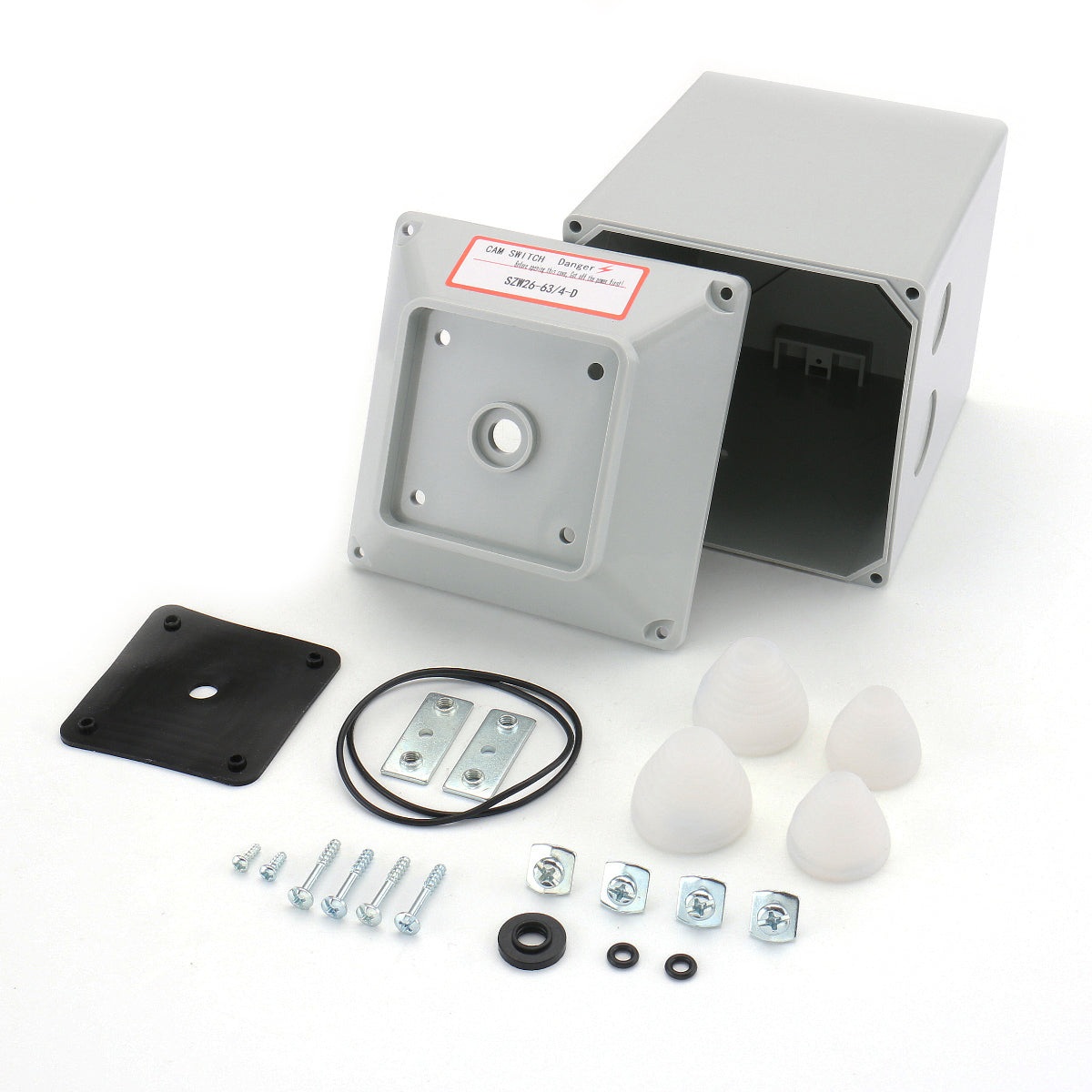 Baomain Master Switch Exterior Box LW28-63/4 Work for Universal Rotary Changeover Cam Switch SZW26-63 660V 63A 3 Position 3 Phase - BAOMAIN