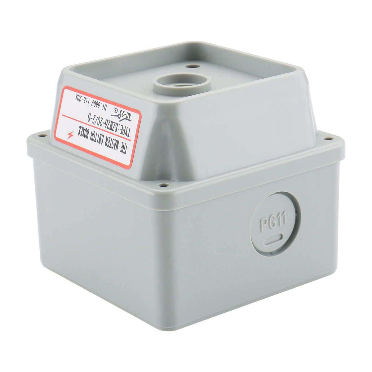 Master Switch Exterior Box SZW26-20/2D Work for Universal Rotary Changeover Cam Switch SZW26-20/0-3.2 660V 20A 4 Position - BAOMAIN