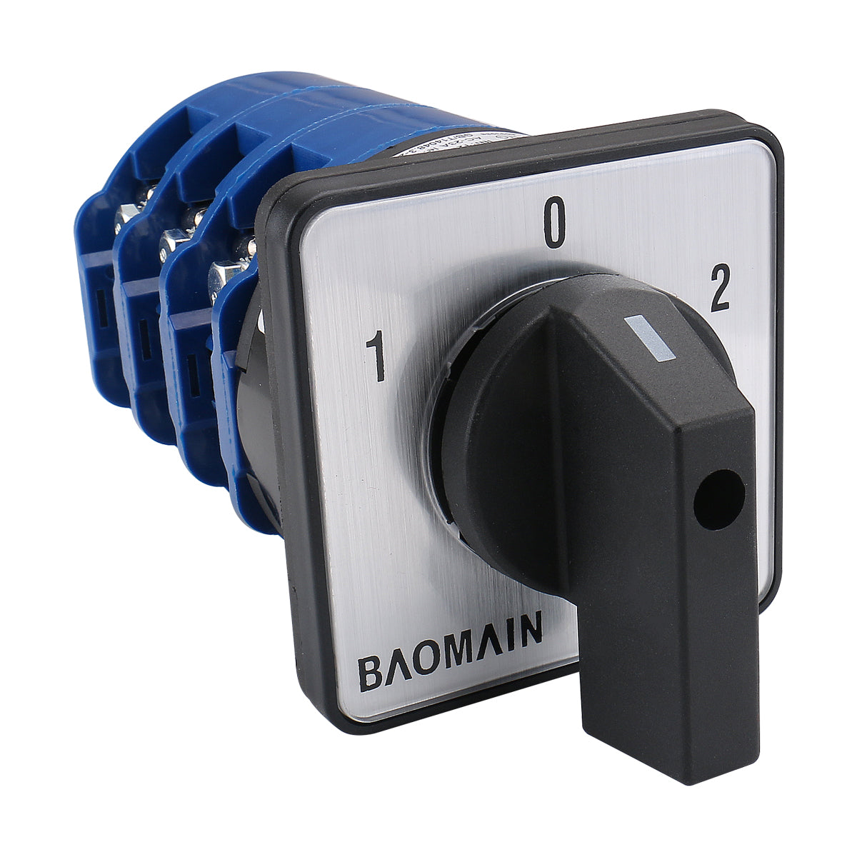 Rotary Cam Changeover Switch LW28-125/3 (SZW26-125/D303.3) 660V 125A ON/Off/ON 3 Position - BAOMAIN
