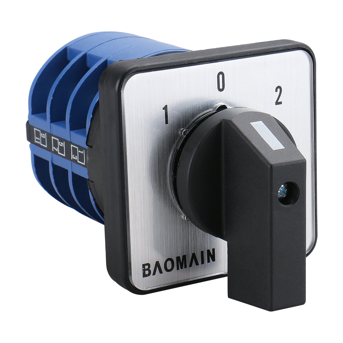 Baomain Cam Changeover Switch 40A SZW26-40/D303.3 3 Phase 3 Positions 12 Terminal AC 660V - BAOMAIN