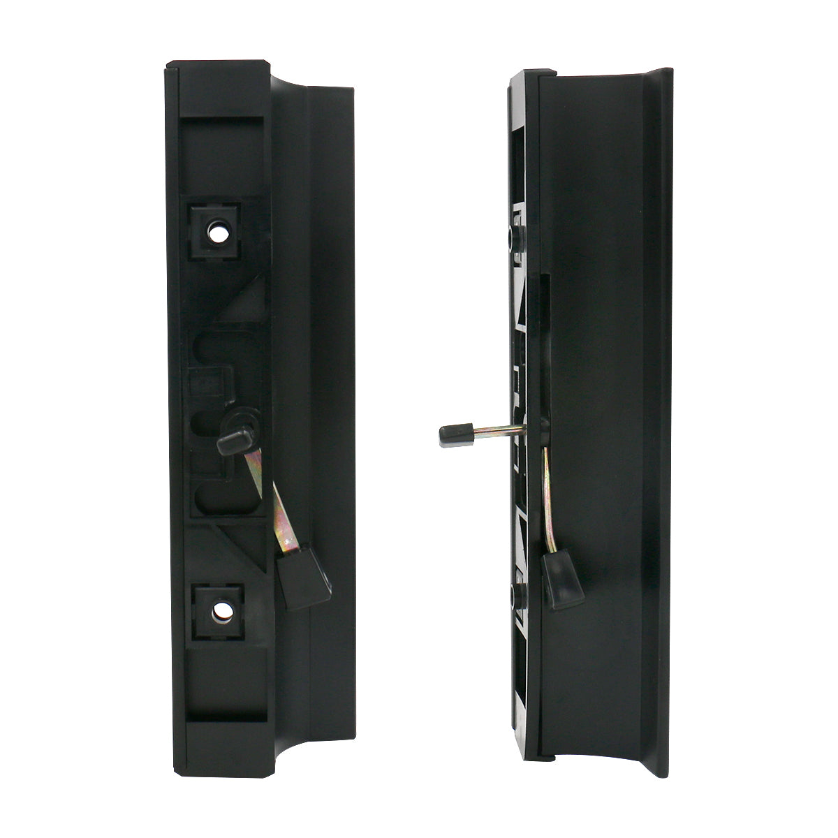 Patio Door Mortise Style Handle C-1058, Black Extruded Inside, Diecast Outside - BAOMAIN