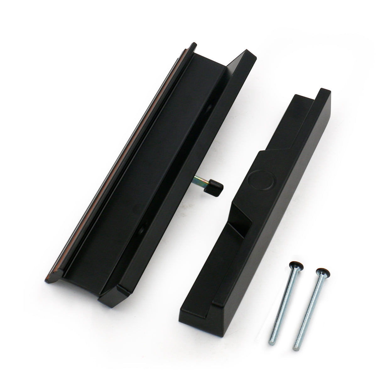 Patio Door Mortise Style Handle C-1058, Black Extruded Inside, Diecast Outside - BAOMAIN