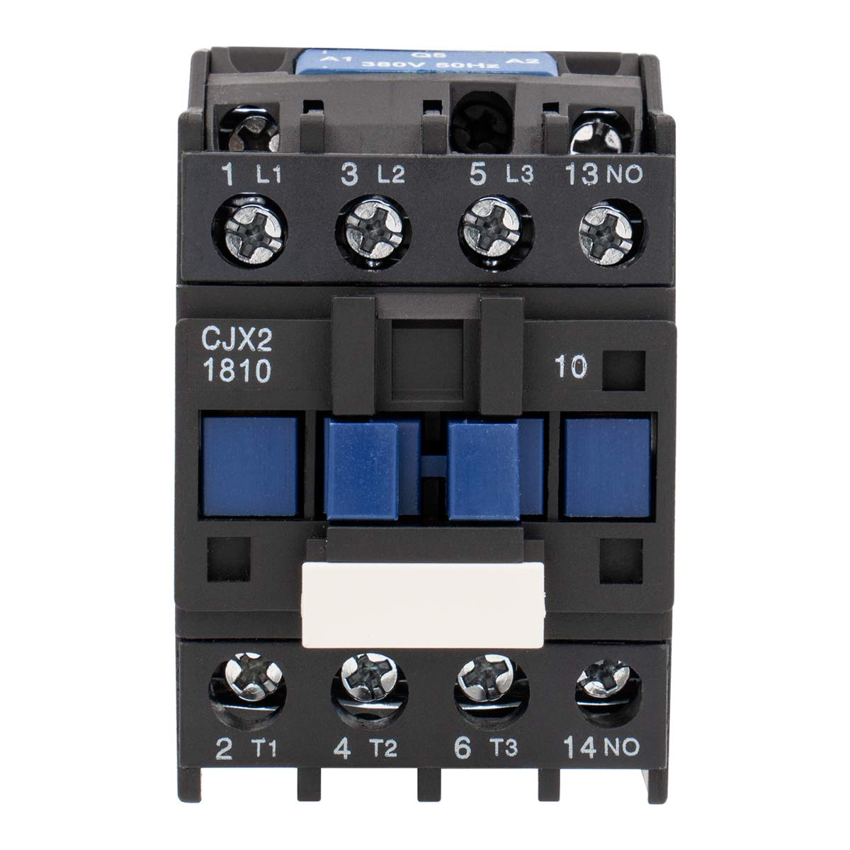 Baomain AC Contactor CJX2-1810 24V/110V/220V/380V 50/60Hz Coil Normally Open 3 Pole 18A - BAOMAIN