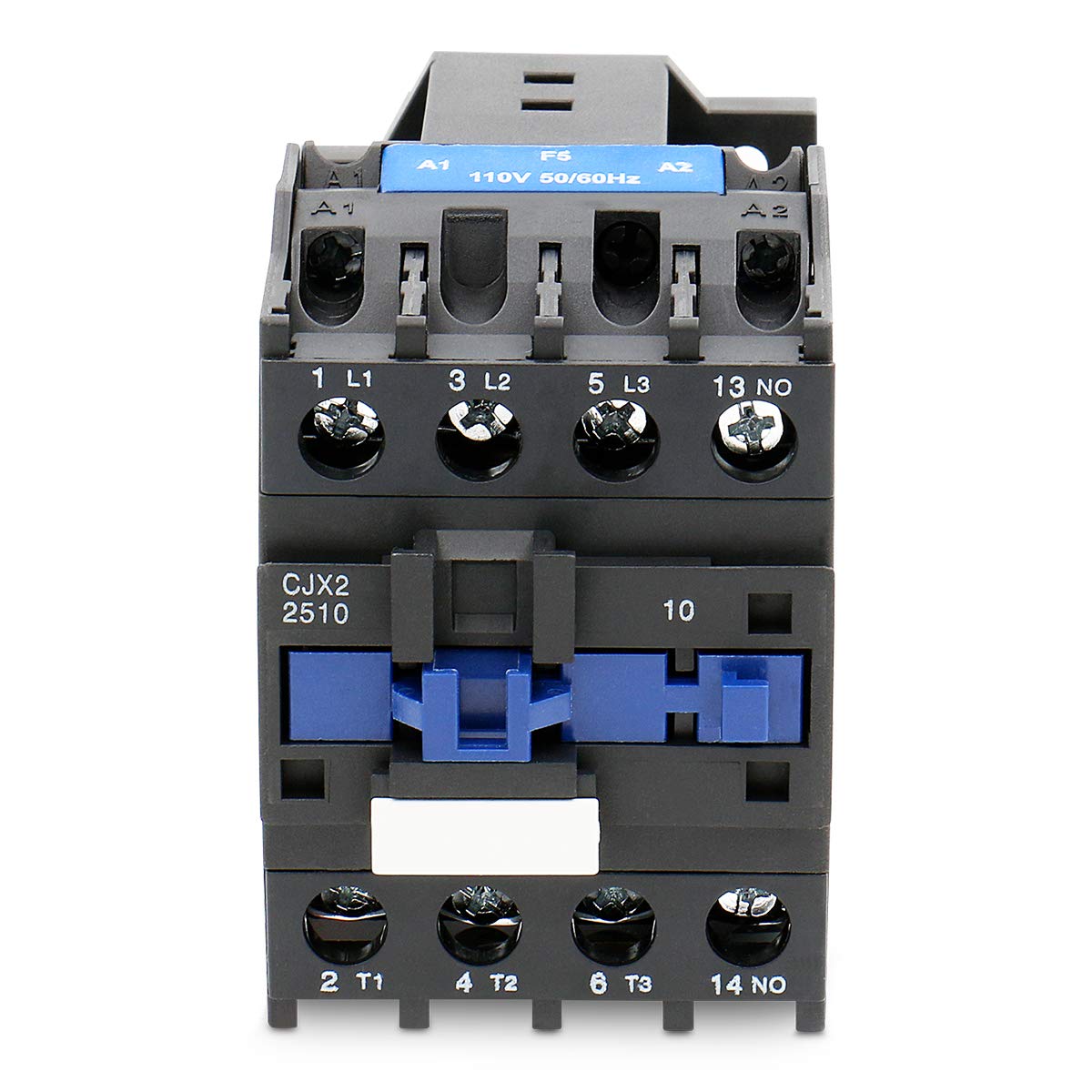 Baomain 25A AC Contactor Normally Open(NO) CJX2-2510 110V Coil 50/60Hz 35 DIN Rail 3P 3 Pole - BAOMAIN