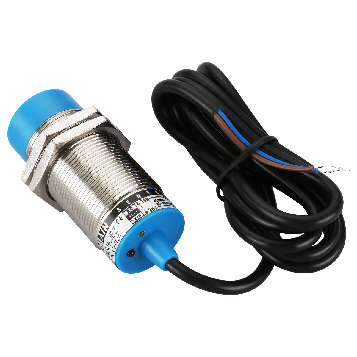 Baomain Kapazitiver Näherungssensorschalter LJC30A3-HJ/EZ AC 90-250 V 400 mA Detektor 20 mm NO 2-adrig