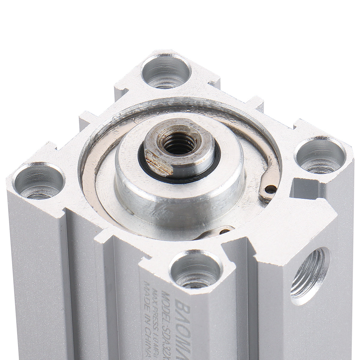 Baomain Compact Thin Pneumatic Air Cylinder SDA-32 Series 32mm Bore Double Action PT1/8 Port Size - BAOMAIN