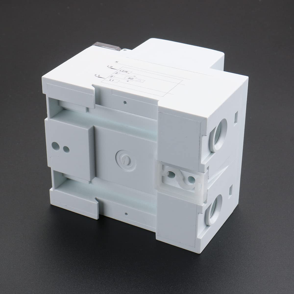 Baomain DDS238-4-R DIN-Rail Single Phase Three Wire Energy Meter 110V 220V 60Hz 10 (100) A - BAOMAIN